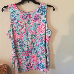 Lilly Gypsea Sea Blue Top XL