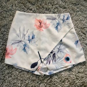 FLORAL SKORT