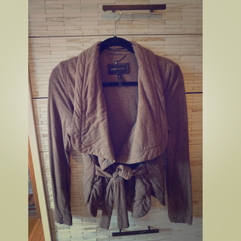 BCBGMaxAzria Tie-Front Cardigan XS