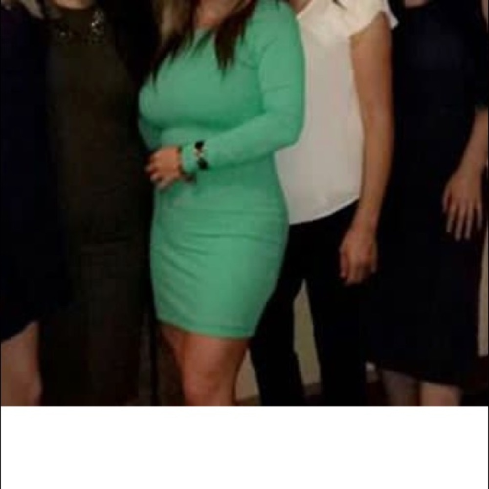 Turquoise Bebe Dress