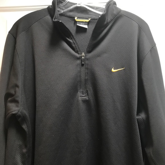 Nike Other - Nike Half Zip Dri Fit Black Sweatshirt