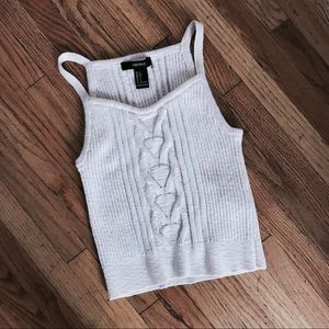 SOFT PINK KNITTED CROP