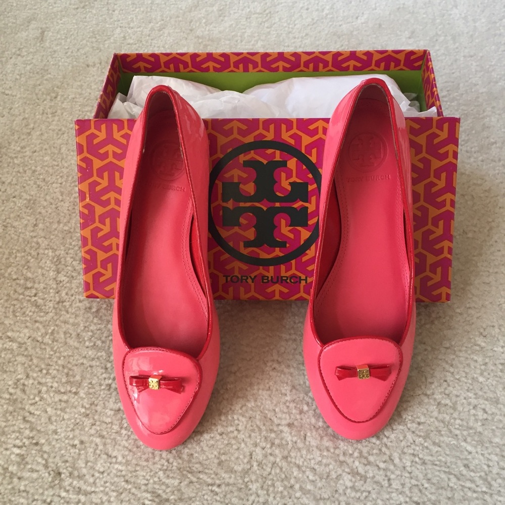 Pink Tory Burch Flats