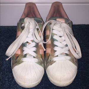 Adidas Superstar printed sneakers