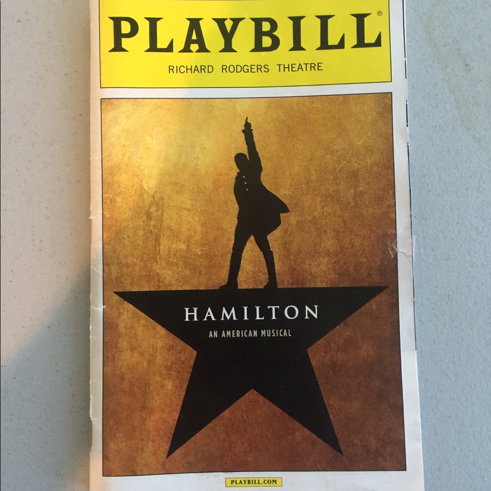 OBC Hamilton Broadway Playbill
