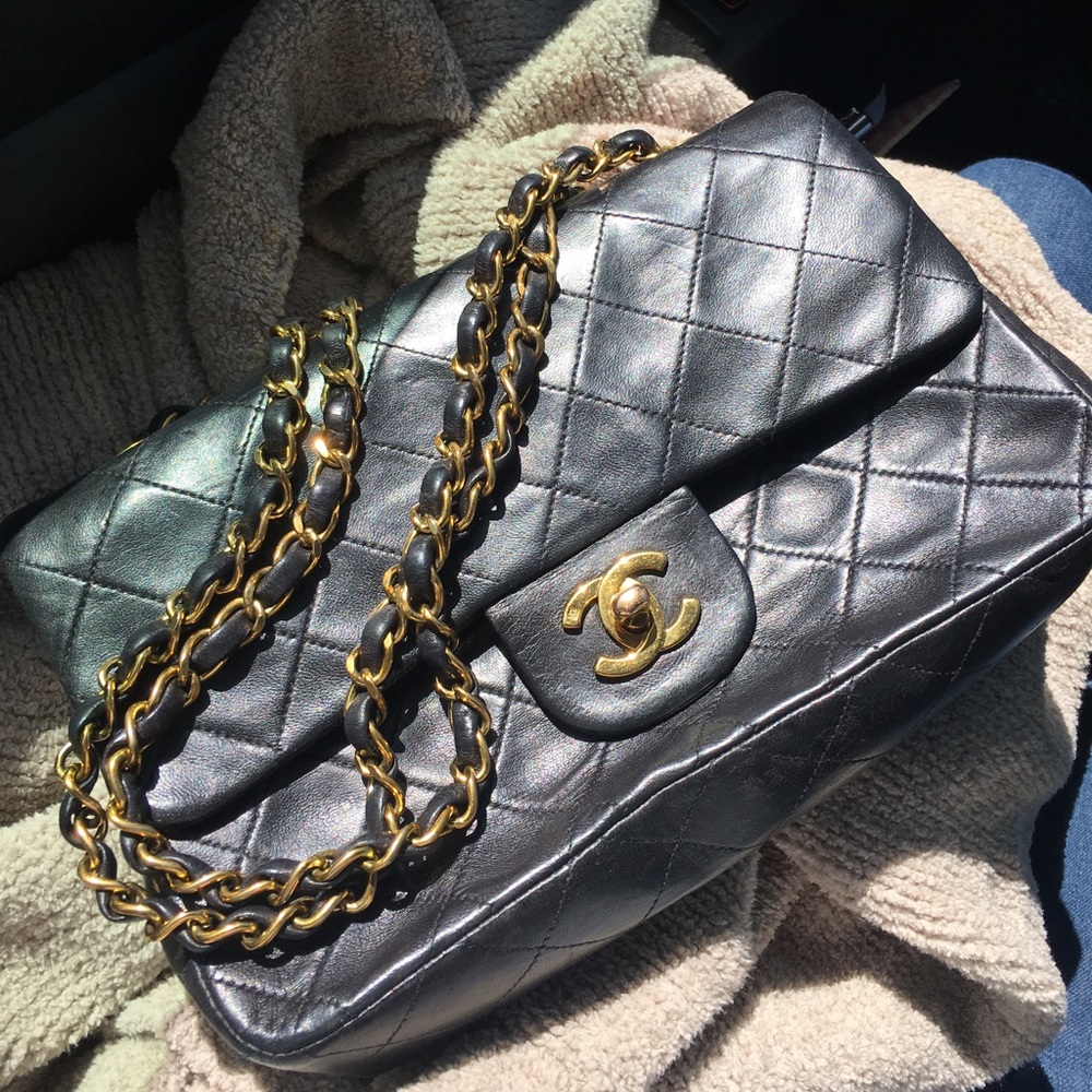100% Authentic small Chanel 2.55 double flap