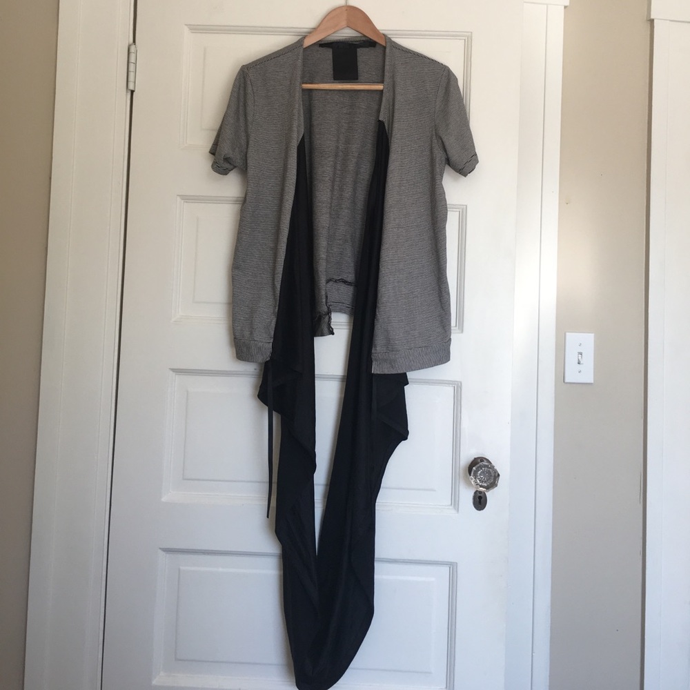 women's bolero with built in train/scarf