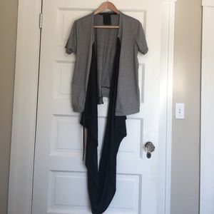 women's bolero with built in train/scarf