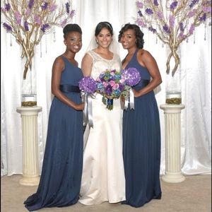 david's bridal vera wang one shoulder