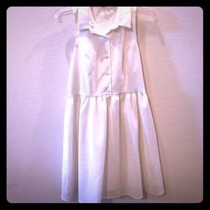 White A line dress