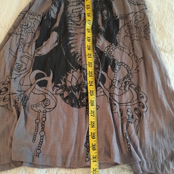 Sure | Tunic Halter w/ Elephant Embroidery, Size L - Picture 4 of 7