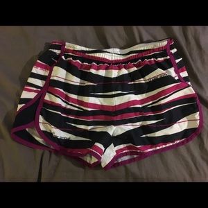 Zebra striped shorts!