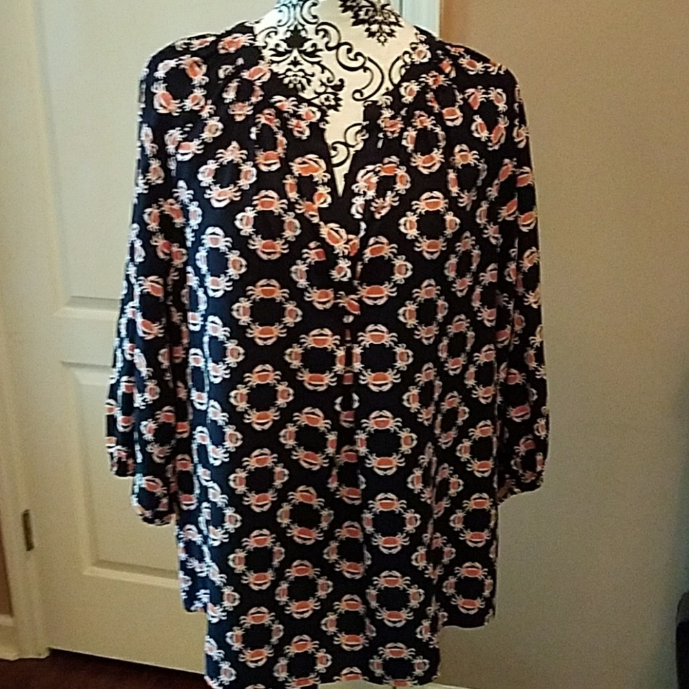 Cotton top worn once delicate wash line dry EUC