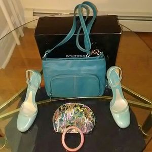 Tignanello Pebble Leather East/West Crossbody Bag