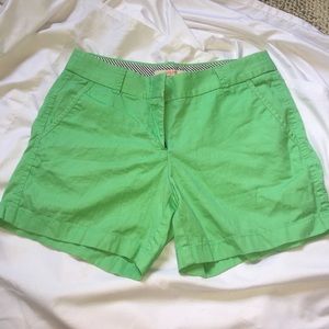 Green JCrew Chino Shorts Sz. 4