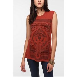 Urban Outfitters Sleeveless Elephant Tank