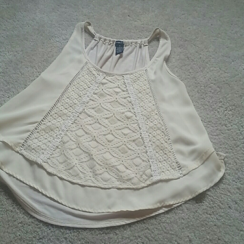 Cream colored top