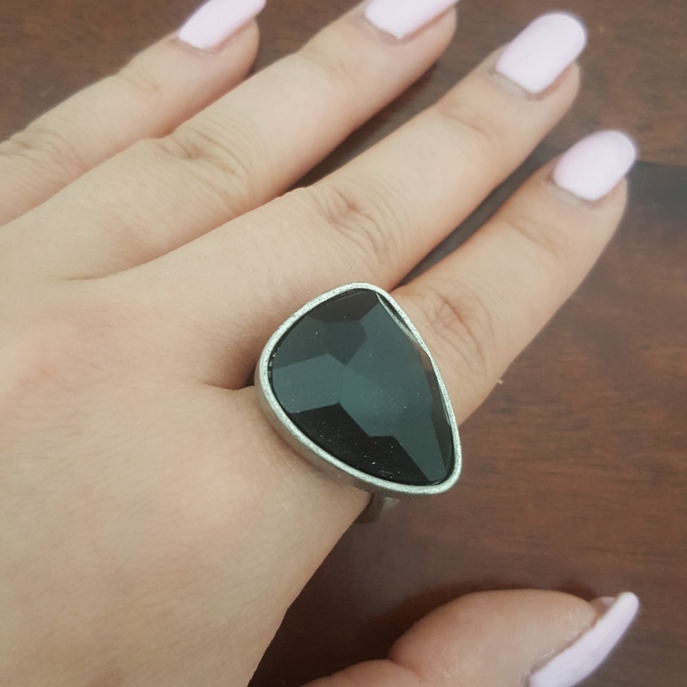 Black vintage ring