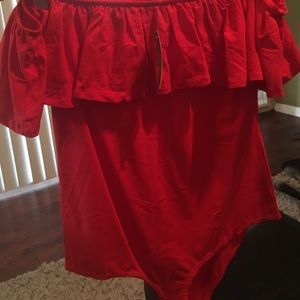 NWT J. Crew off the shoulder bodysuit