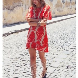 For Love and Lemons San Marcos Mini Red XS