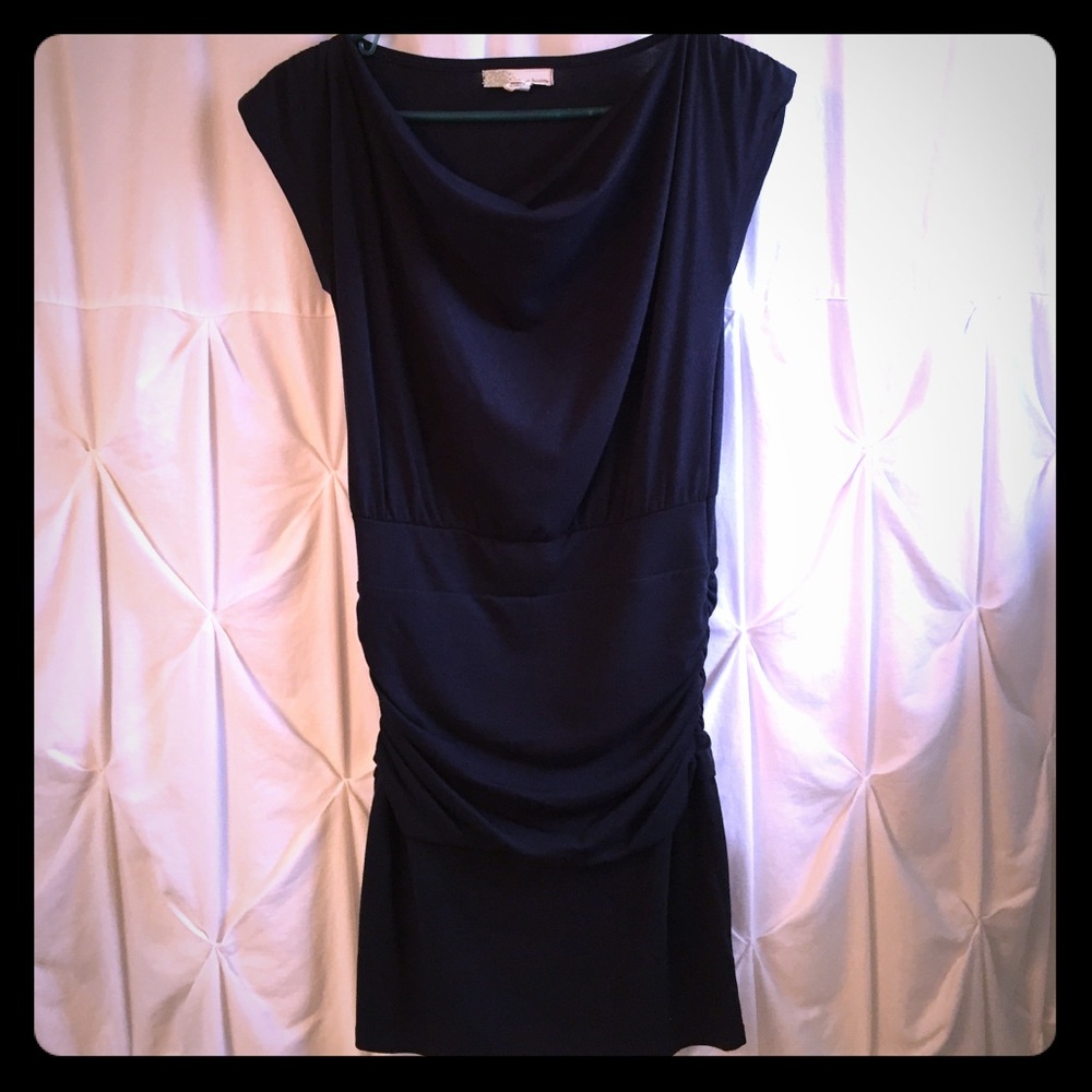 Navy mini dress