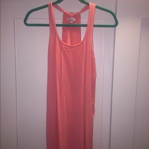Coral splendid summer dress