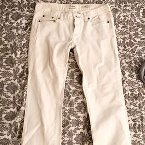 Madewell white jeans