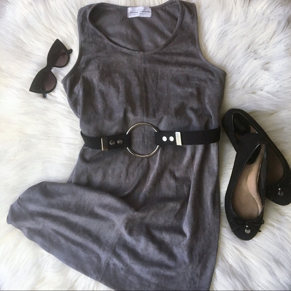 Gray Shift Dress