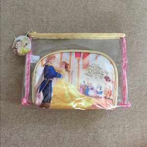Disney Beauty and the Beast Makeup Bag Set