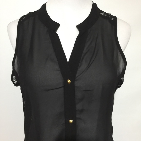 BUFFALO DAVID BITTON SHEER TOP - Picture 3 of 7