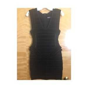 Black textured bandage dress🔥🔥