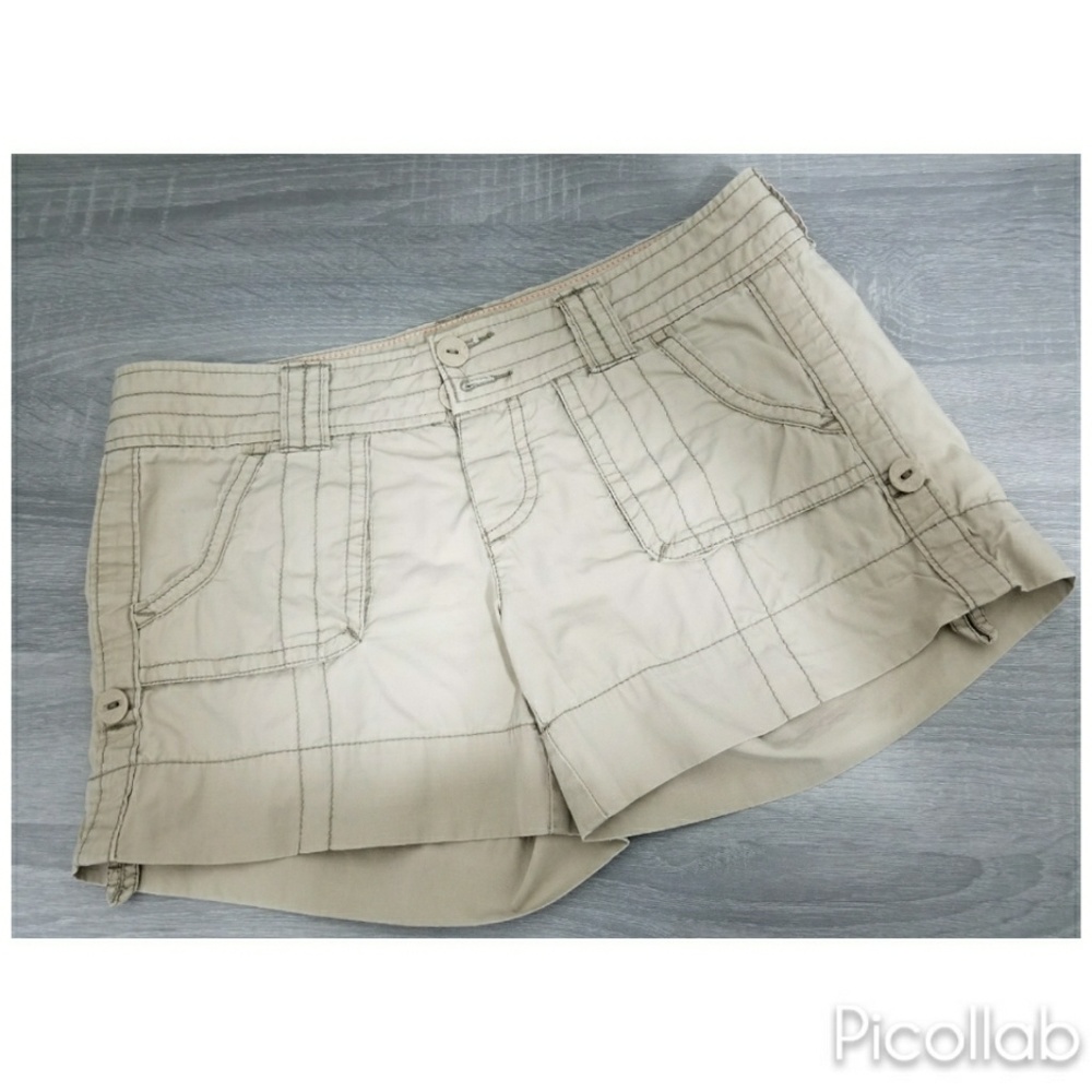 TAKE HALF OFF                   Khaki Short Shorts