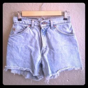 Vintage Levi high-waisted shorts