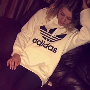 Trefoil Adidas hoodie unisex
