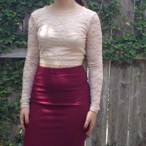 F21 long sleeve crop 💕