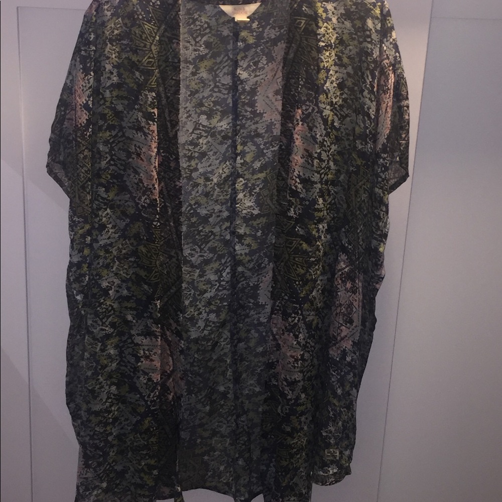 Nordstrom open tunic shirt