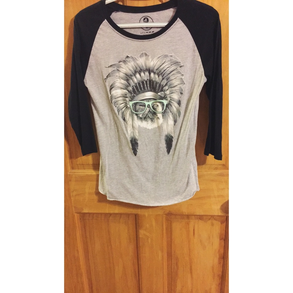 Zumiez Cat Baseball Tee