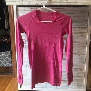 Pink Lululemon Long sleeve 2