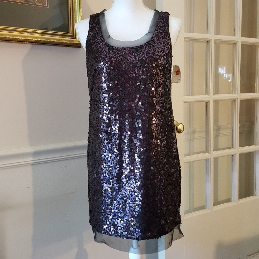Carmen Marc Valvo NWT Sequin Dress Size 4