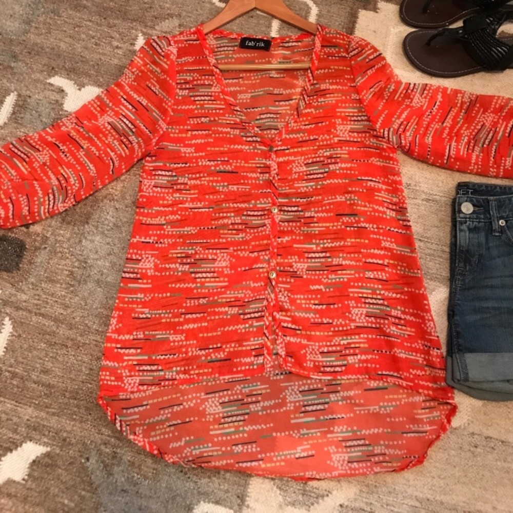 Hi lo blouse - Picture 3 of 8