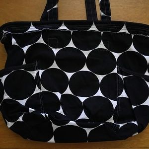 Retro Metro Bag in Big Dot