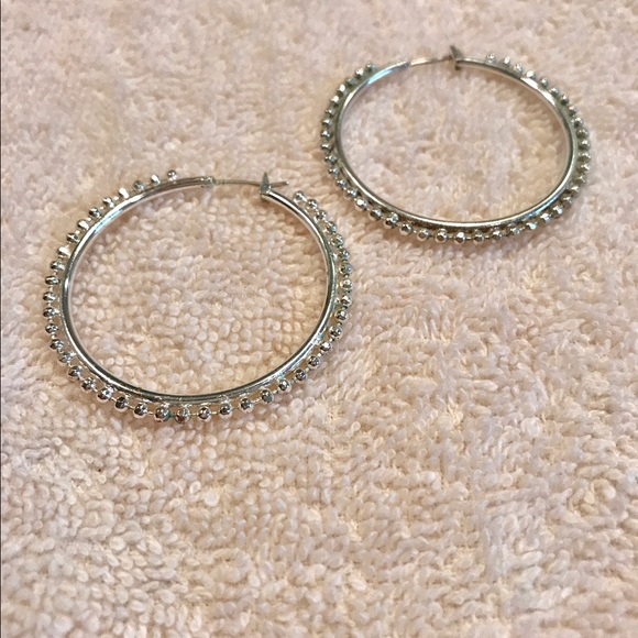 Silver Hoops - Picture 4 of 4