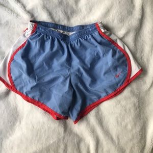 Blue and red Nike shorts!!