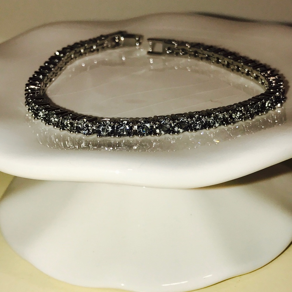 NEW 6.00ctw 14k White Gold Filled Tennis Bracelet