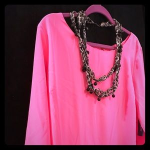 Hot Pink Shift Dress