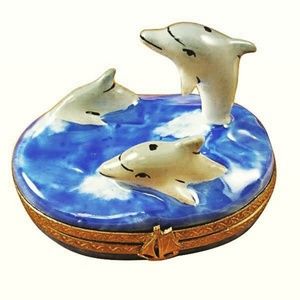 Limoges porcelain box from France