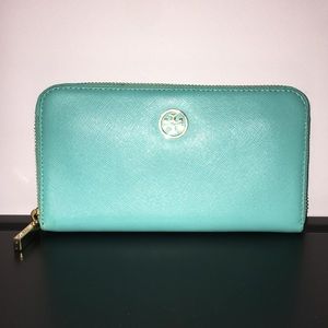 TORY BURCH Turquoise Wallet