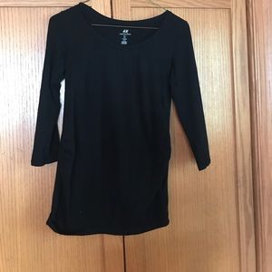 Black maternity top