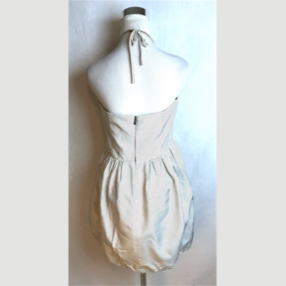 Alice + Olivia bubble polkadot halter dress medium - Picture 2 of 4