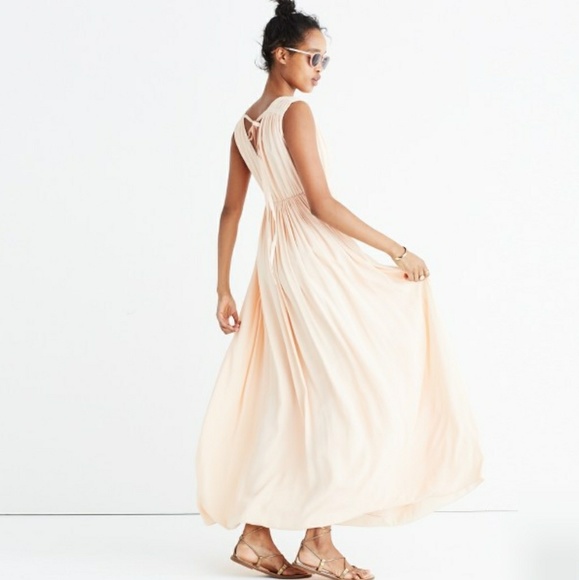 !! SUMMER CLEARANCE !! Madewell Blush Maxi Dress - Picture 4 of 4